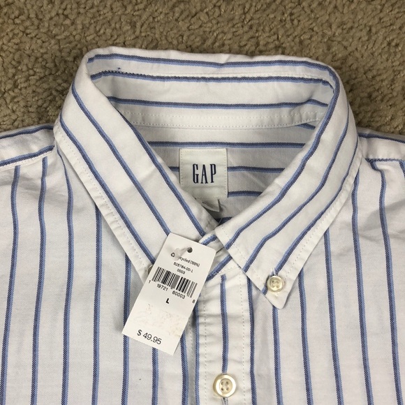 New GAP Button Down Shirt Mens Large - Picture 3 of 5